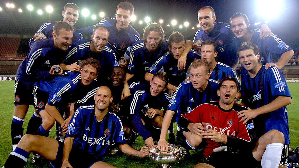 Club Brugge viert Supercup in 2005