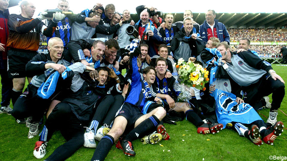 Club Brugge viert landstitel 2003