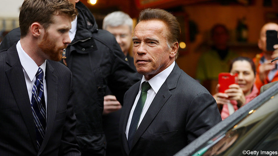 Geboren Oostenrijker en acteur Arnold Schwarzenegger
