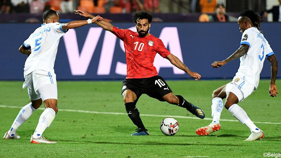 Salah maakte zijn 1e goal van het toernooi.