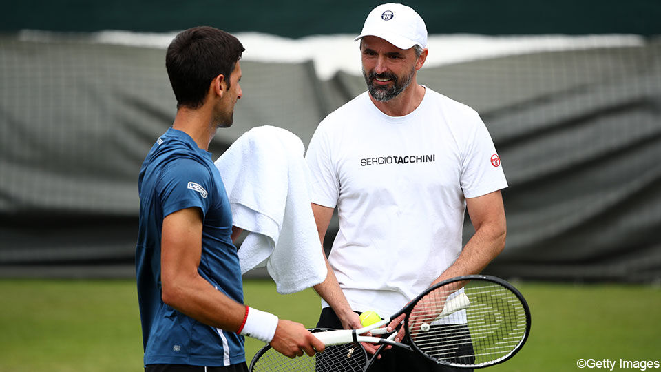 Novak Djokovic en Goran Ivanisevic