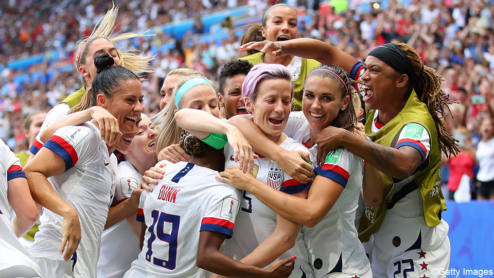 De Amerikaanse vrouwen behoren al jaar en dag tot de wereldtop in het voetbal.