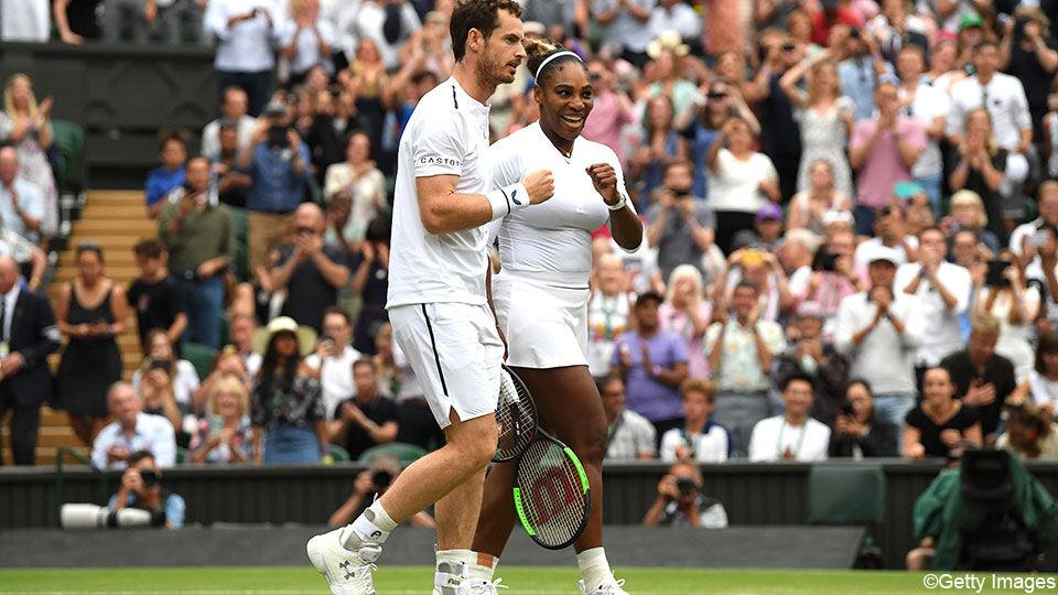Andy Murray en Serena Williams