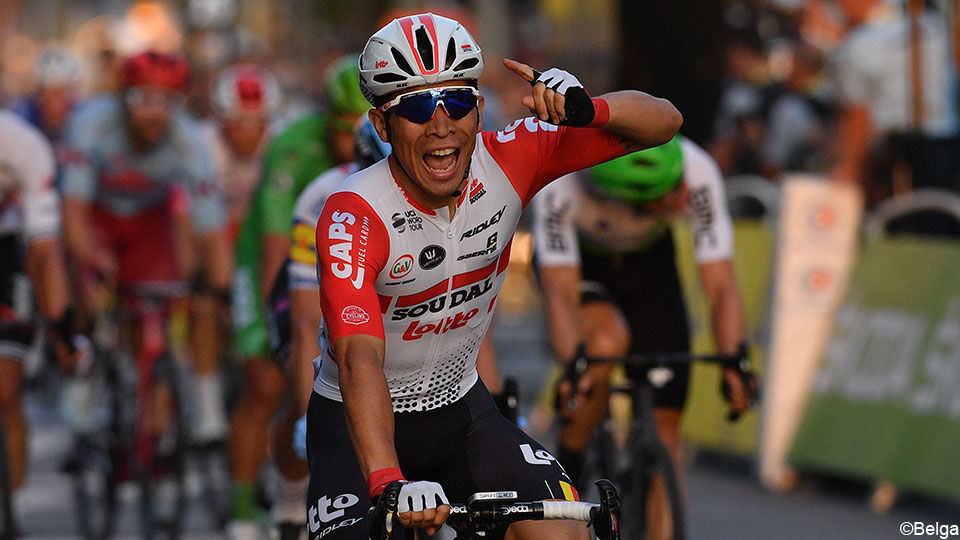 Caleb Ewan won vorig jaar 3 Tour-ritten voor Lotto-Soudal.