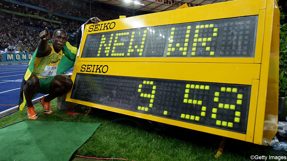 De Jamaicaan liep zijn wereldtijd, die nog altijd staat, in 2009 op het WK in Berlijn.