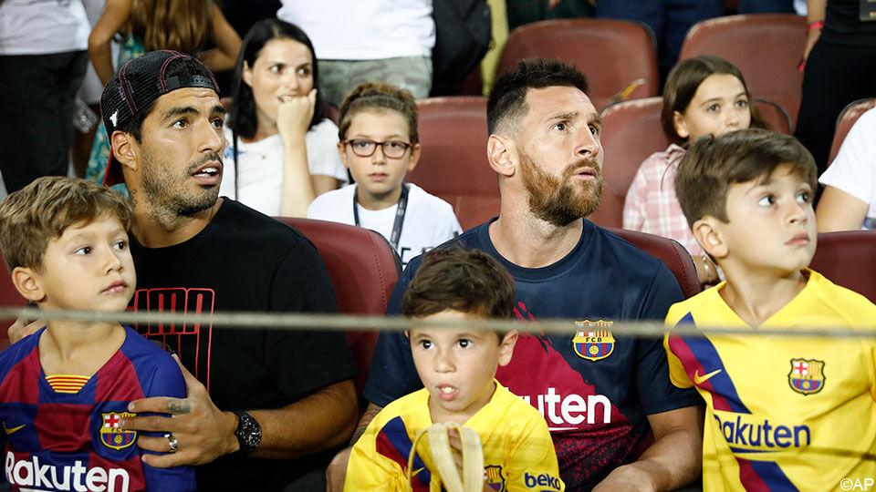 Luis Suarez en Lionel Messi