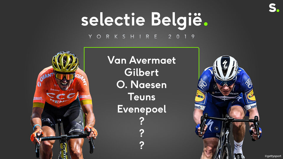 selectie Belgisch wielerteam