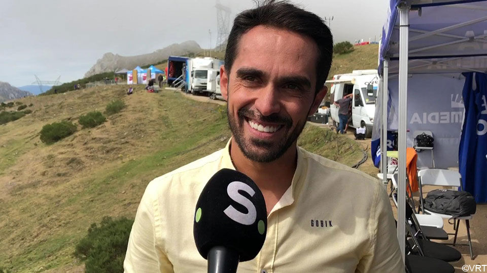 Alberto Contador is expert voor Eurosport in de Vuelta.