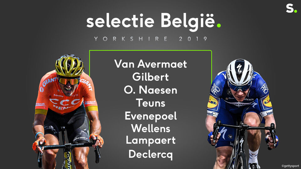 WK-selectie Belgisch wielerteam