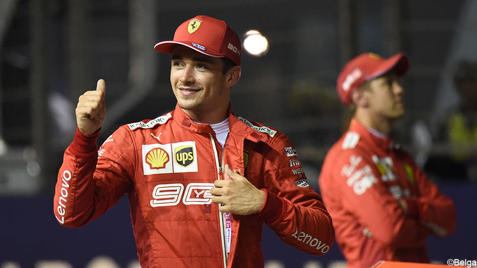 Leclerc beleefde een succesvol 1e seizoen bij Ferrari.