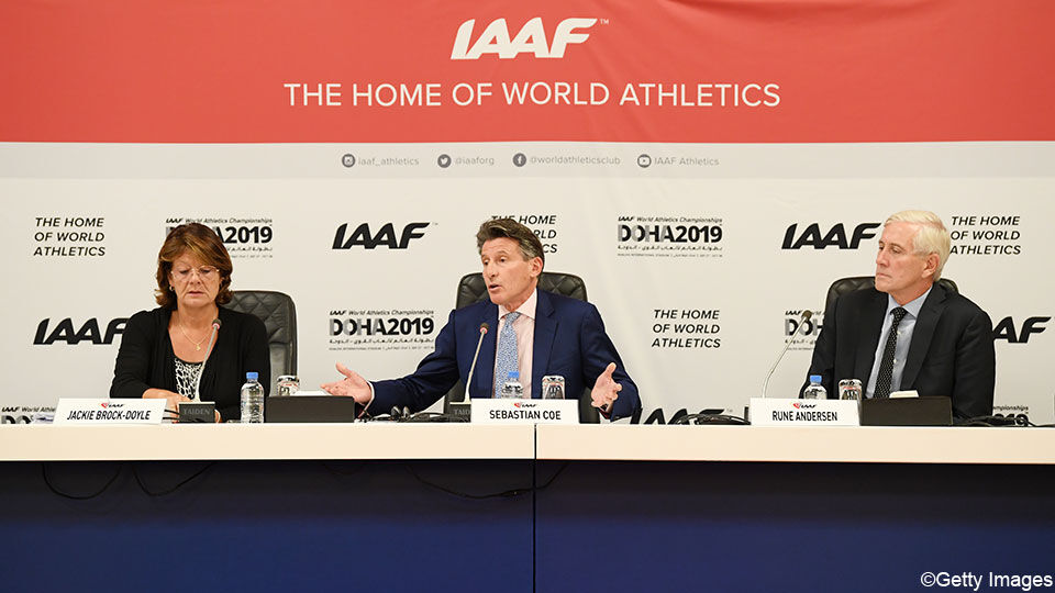 De IAAF weert de Russische atletiekfederatie.