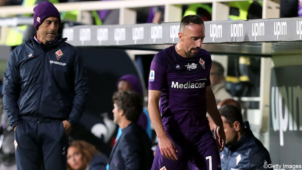 Franck Ribéry was woedend na de match.