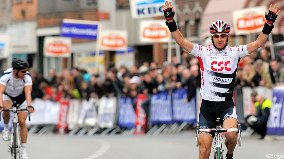 Kurt-Asle Arvesen won in 2008 Kuurne-Brussel-Kuurne.