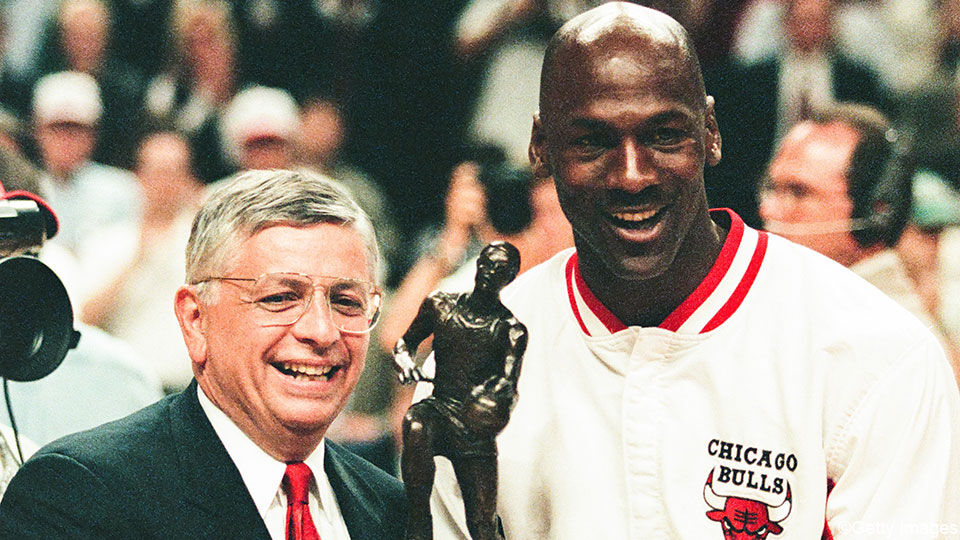 David Stern met Michael Jordan in 1996.