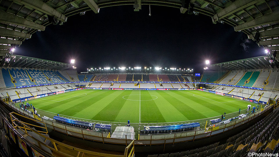 Het Jan Breydelstadion, de thuishaven van Club Brugge. 