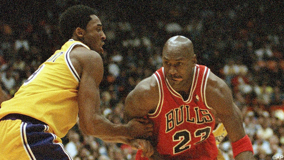 Kobe Bryant en Michael Jordan