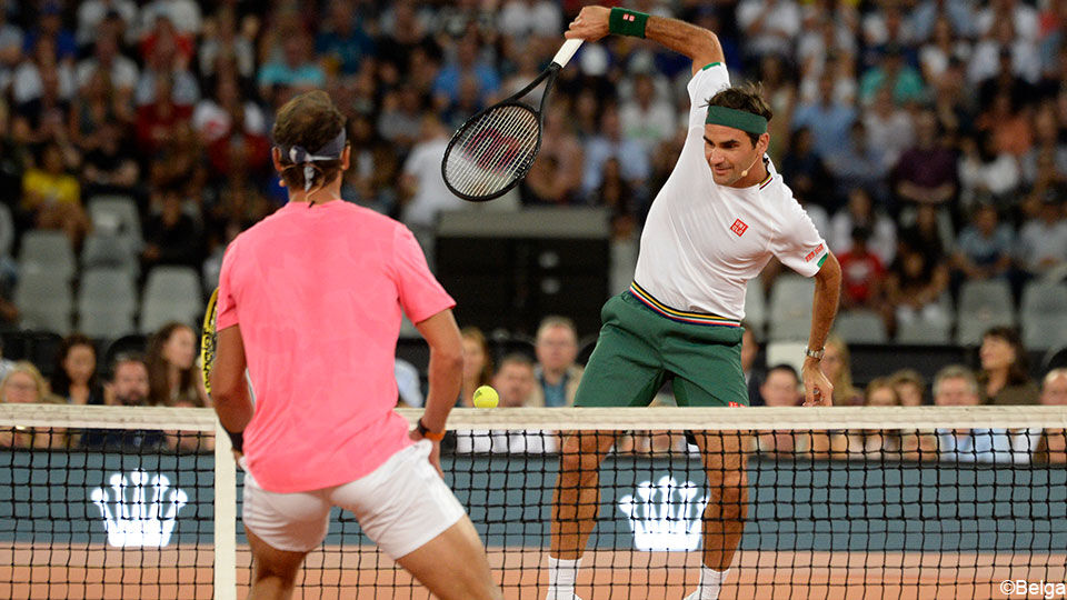 Rafael Nadal en Roger Federer