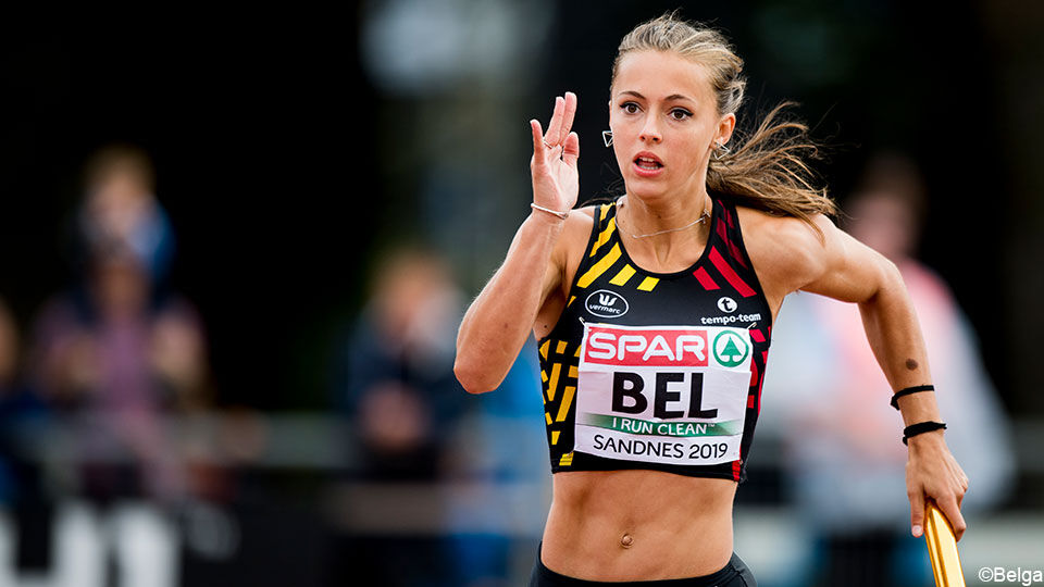 Rani Rosius topt het Belgische sprintpeloton bij de vrouwen.