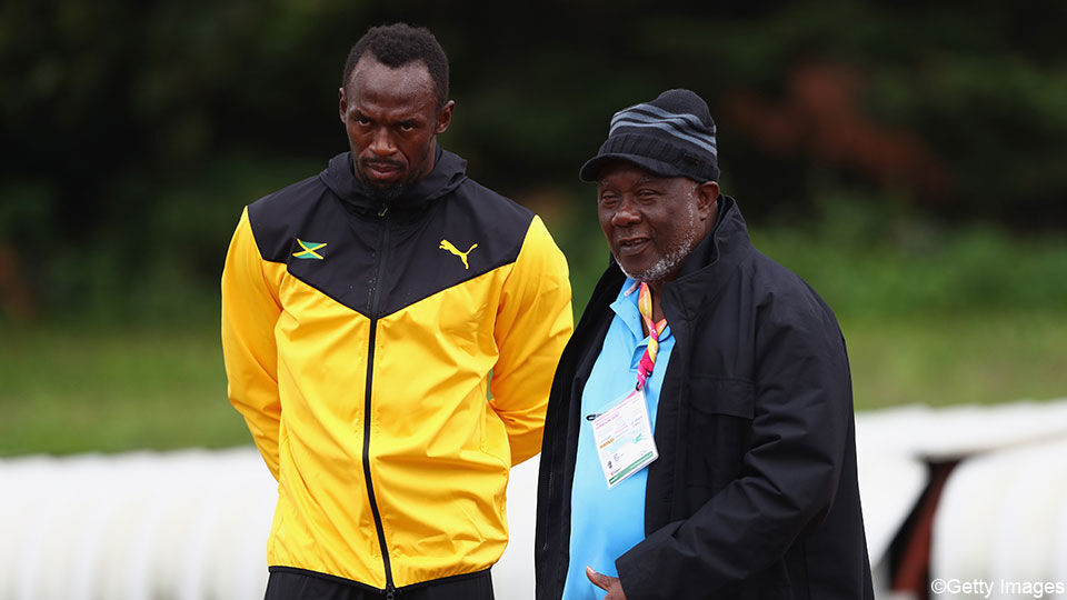 Glen Mills en Usain Bolt