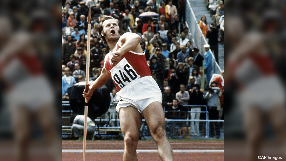 Janis Lusis won 4 Europese titels en 3 olympische medailles.