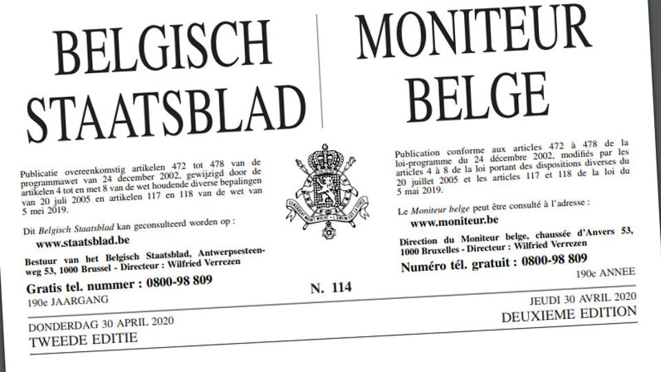 Iconische Website Van Belgisch Staatsblad Krijgt Na 27 Jaar Make-over ...