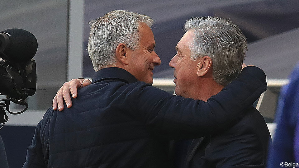 José Mourinho en Carlo Ancelotti
