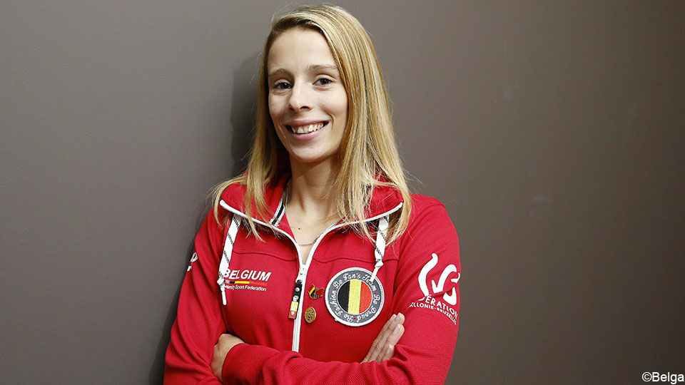 Dorien Motten als lid van de Belgische ploeg voor de Universiade in 2017.