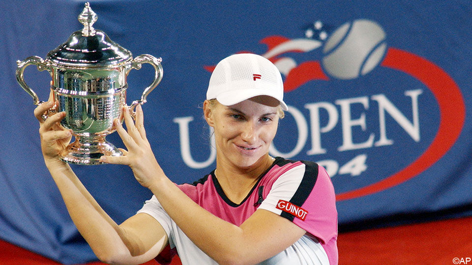 Koeznetsova (foto) klopte in 2004 haar landgenote Dementjeva in de finale van de US Open.