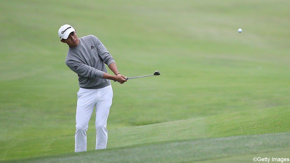 Collin Morikawa (23) won afgelopen weekend het Amerikaanse PGA Championship.