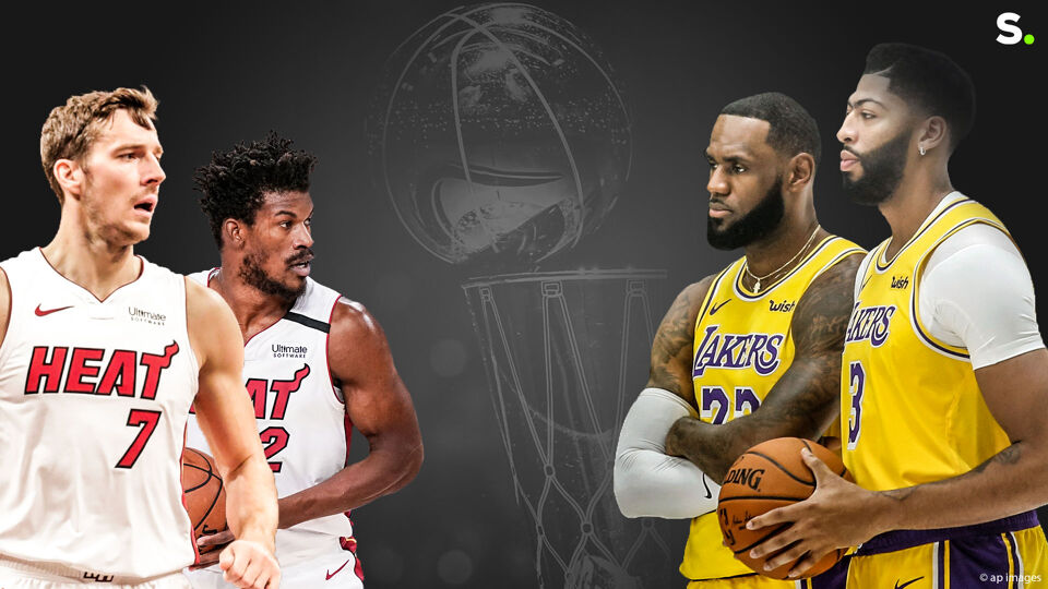 Miami is de underdog, LA Lakers de favoriet in de NBA-finale.