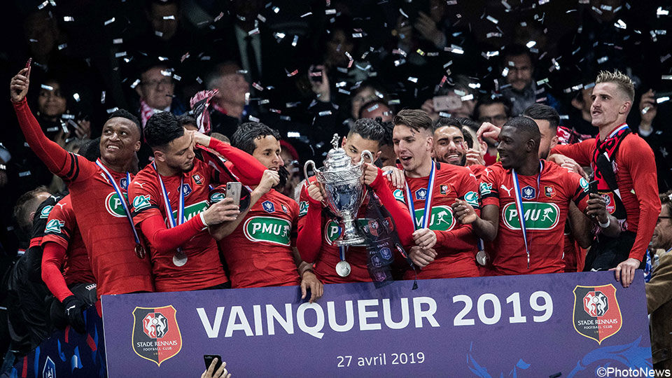 Rennes won in 2019 de Coupe de France.