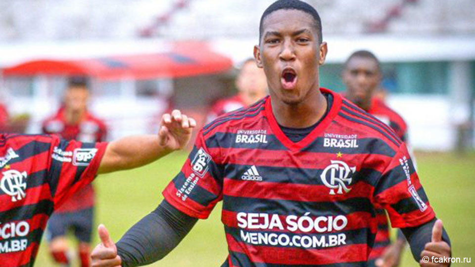 Marx Lenin dos Santos Gonçalves werd door Akron weggeplukt bij de jeugd van Flamengo.