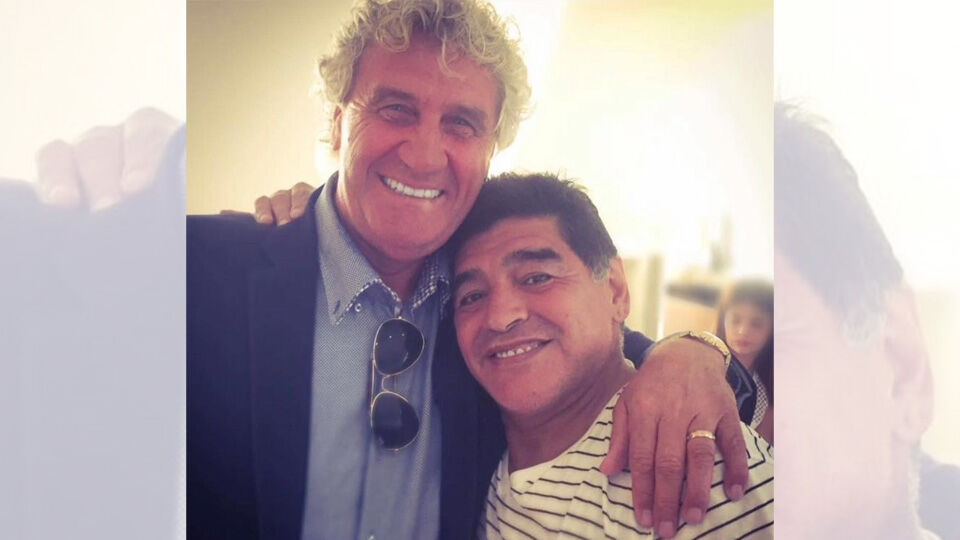 Pfaff en Maradona konden heel goed opschieten met elkaar.