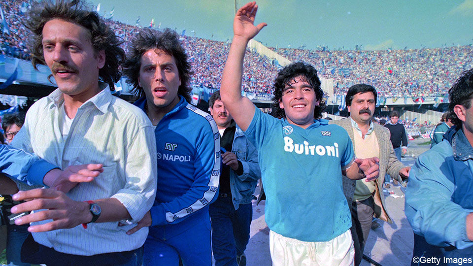 Diego Maradona in Napels