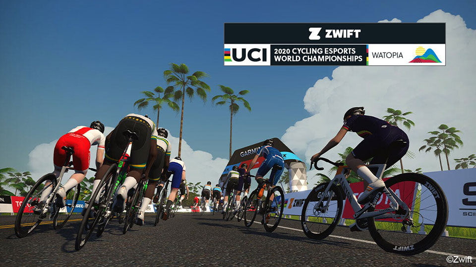 Het WK esports is een samenwerking tussen Zwift en de UCI.
