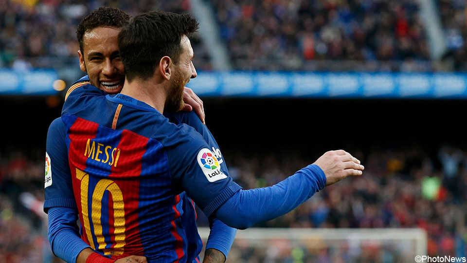 Neymar jr. en Lionel Messi