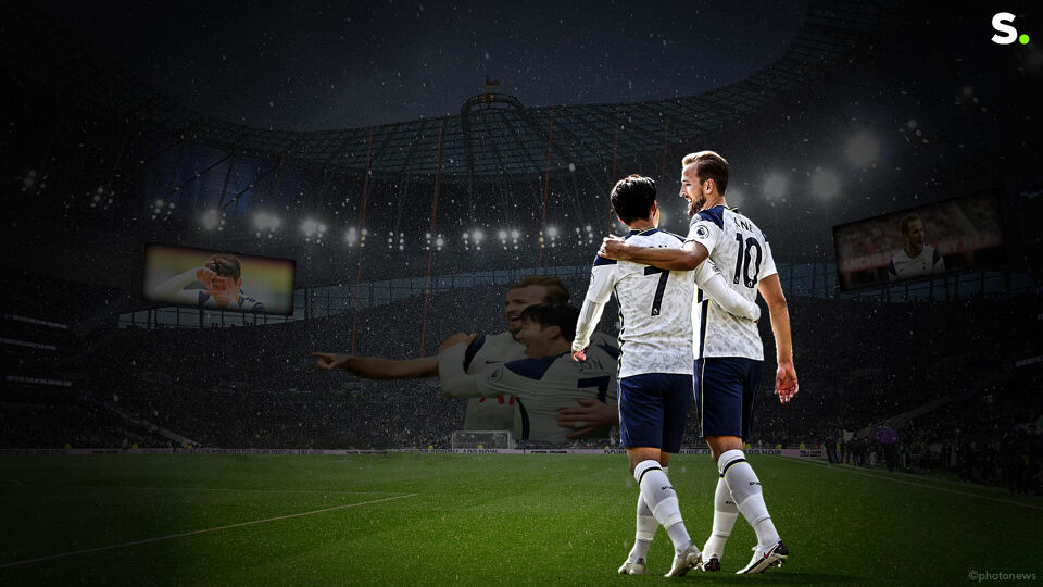 Son en Kane zijn de vedetten van het Tottenham Hotspur Stadium.