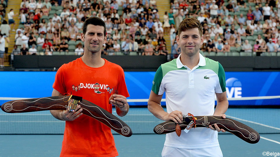 Novak Djokovic en Filip Krajonovic