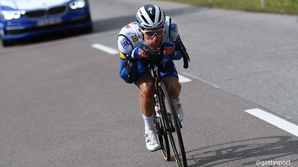 Iljo Keisse tijdens de Giro vorig jaar.
