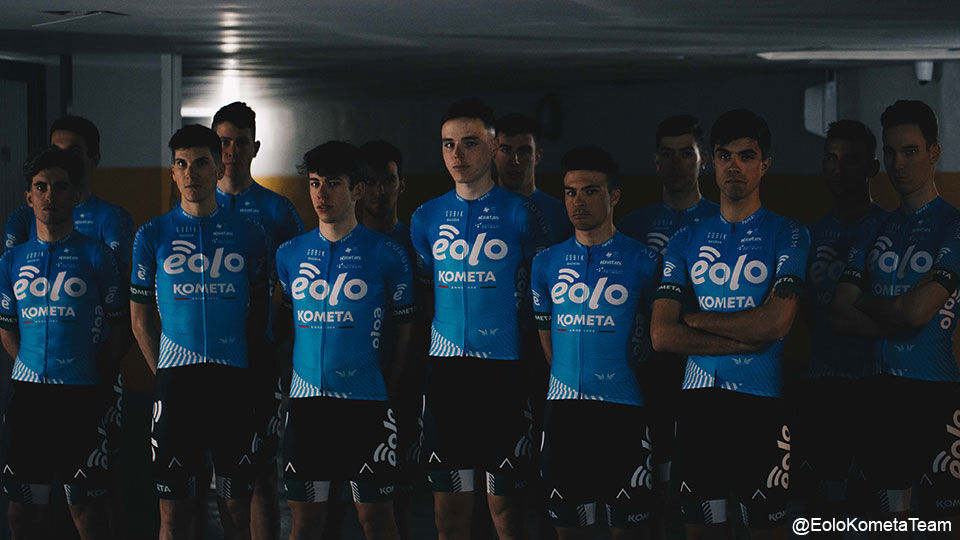 Eolo-Kometa is in handen van Ivan Basso en Alberto Contador.