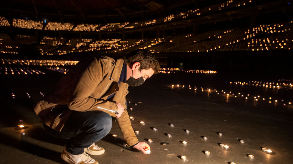 In 2021 werd het Sportpaleis nog virtueel uitverkocht.