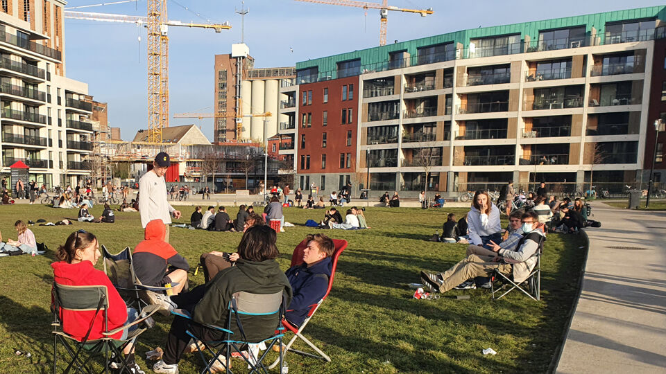 FOTO: Zonnekloppers in Leuven