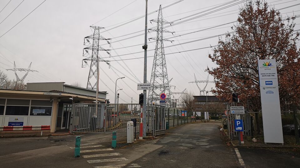 De oude gascentrale in Vilvoorde.