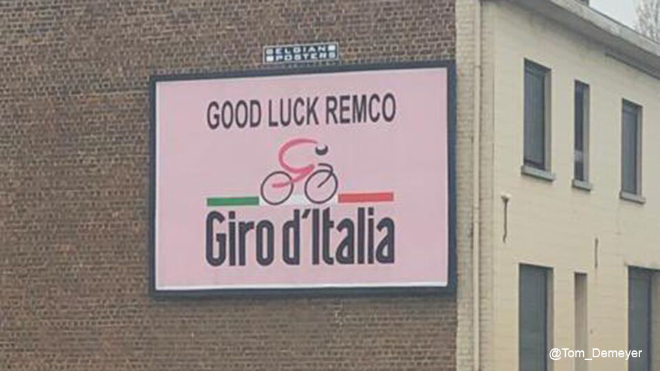 De Evenepoel-fans in Schepdaal zijn klaar voor de Giro.