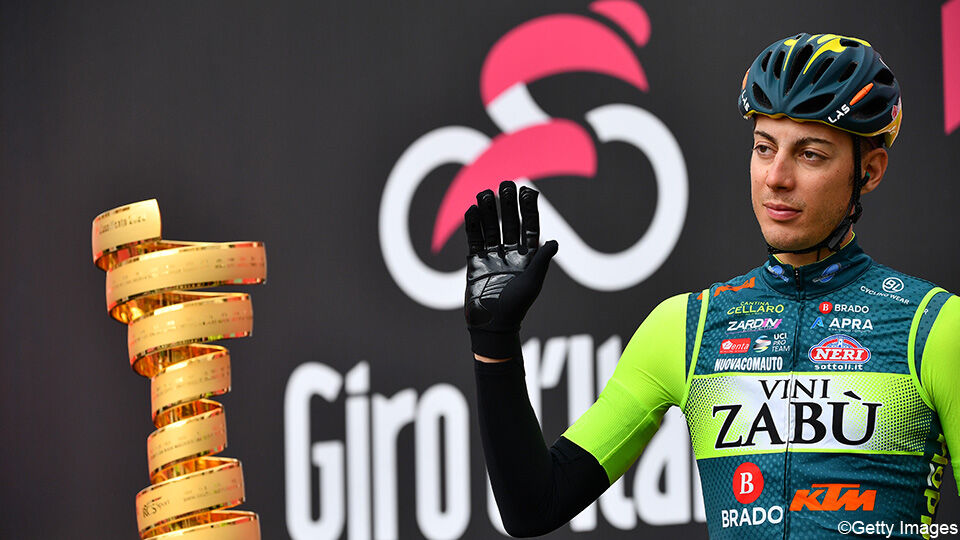 Matteo Spreafico mocht vorig jaar niet meer starten in de 19e Giro-rit.