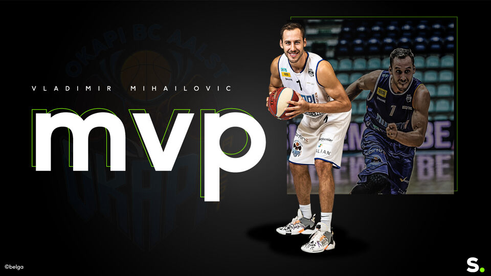 Vladimir Mihailovic van Aalst is de MVP van de EuroMillions Basketball League.