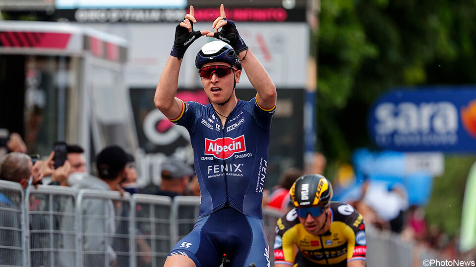 Tim Merlier mocht dit jaar al juichen in de Giro.