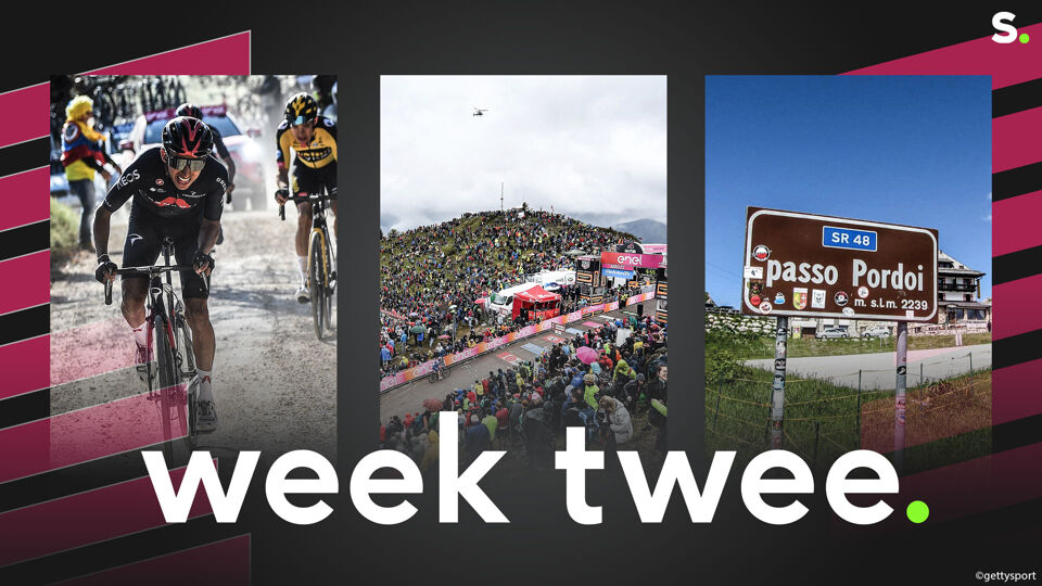 De tweede week van de Giro wordt om duimen en vingers bij af te likken.