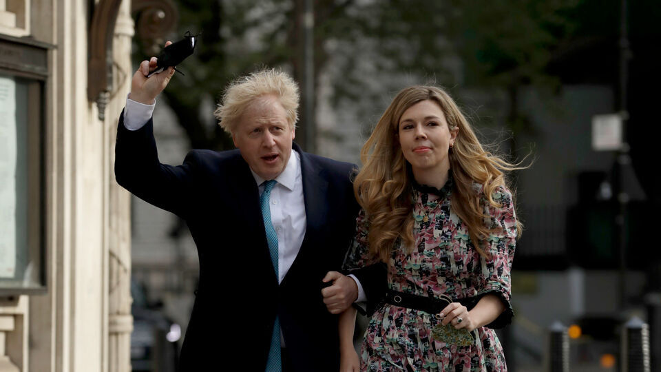 Britse premier Boris Johnson en zijn vrouw Carrie zijn ...