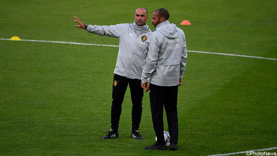 Roberto Martinez en Thierry Henry
